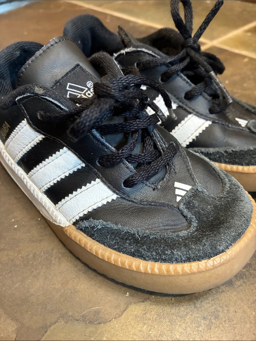 adidas Samba Black, White & Gum Classic Sneakers
